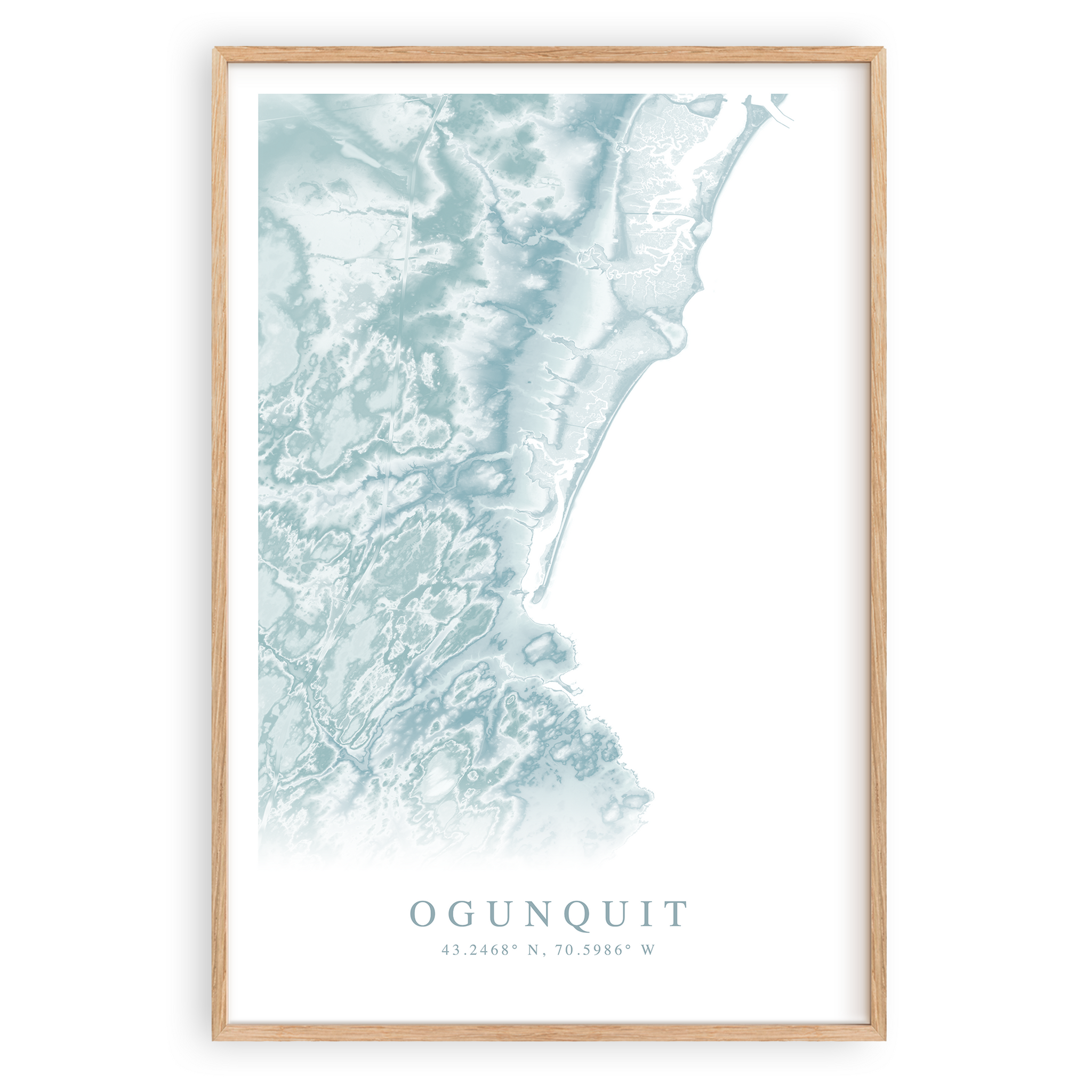 Ogunquit Map Print VirtualMap