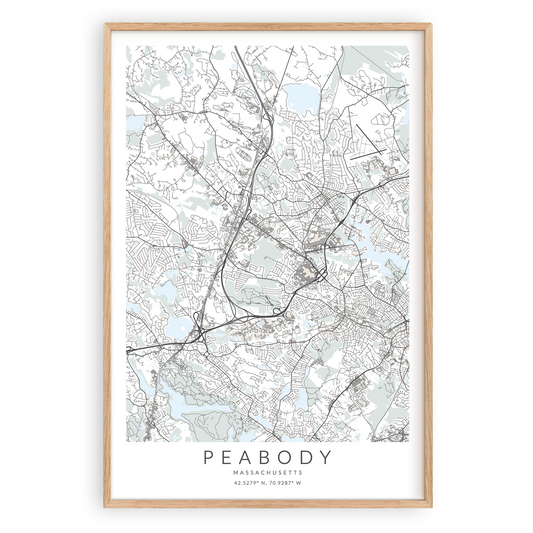 Peabody Map Print