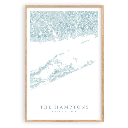 the hamptons new york map