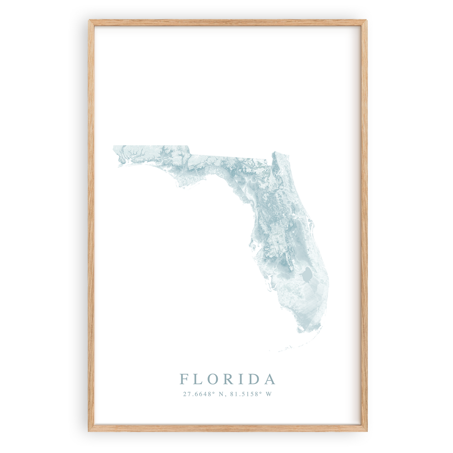 Florida Map Print