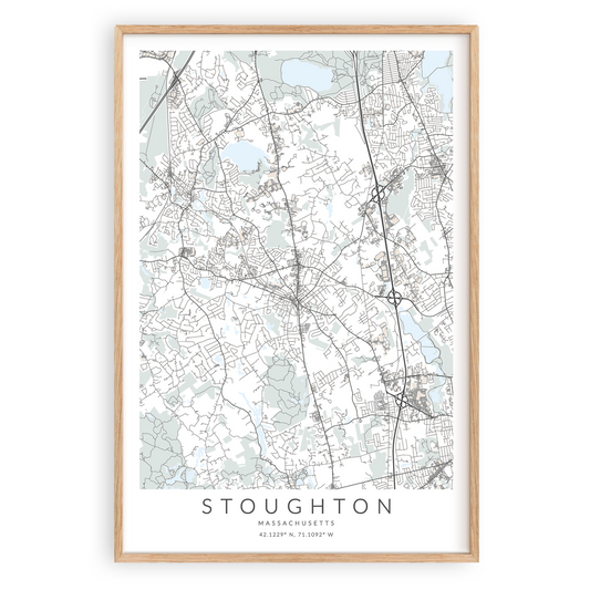 Stoughton Map Print