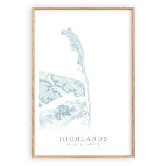 highlands new jersey poster