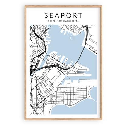 Seaport Map Print