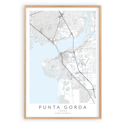 Punta Gorda Map Print