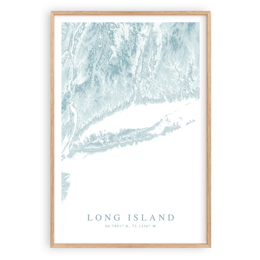 Long Island NY Map Print