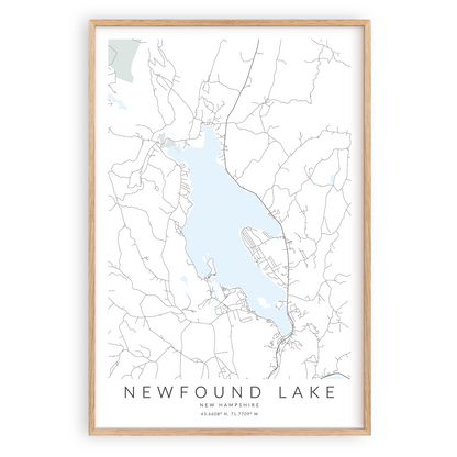 newfound lake poster