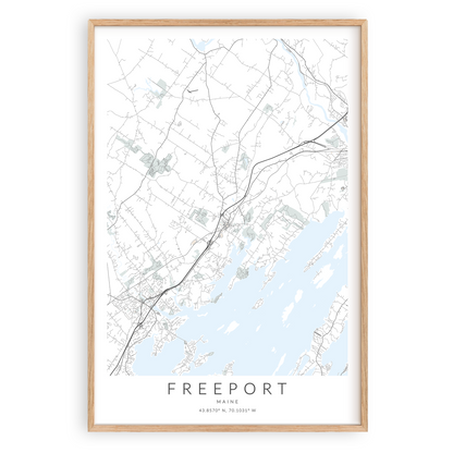 Freeport Map Print