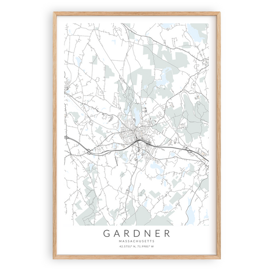 Gardner Map Print