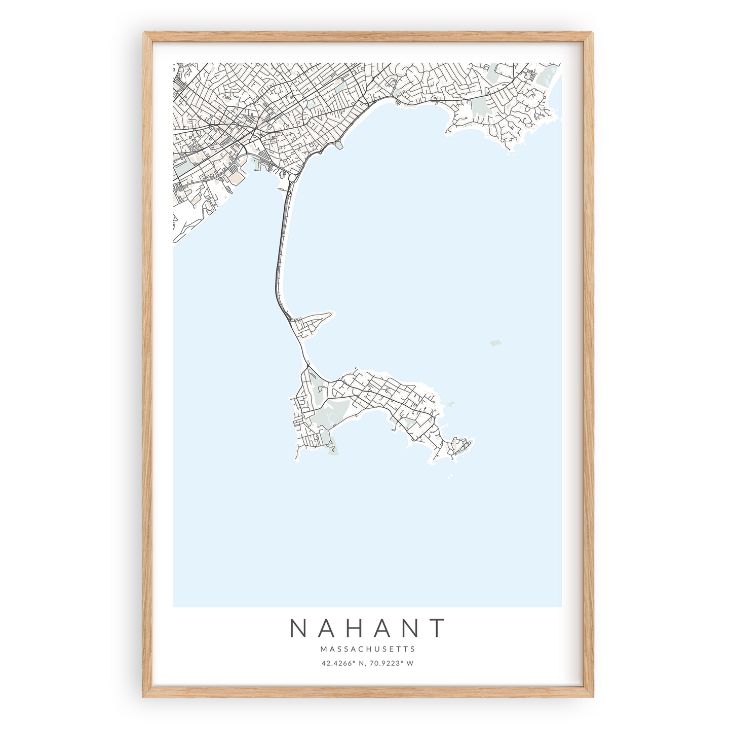 Nahant Map Print