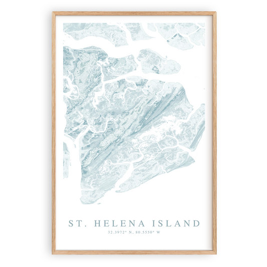 st helena island south carolina map