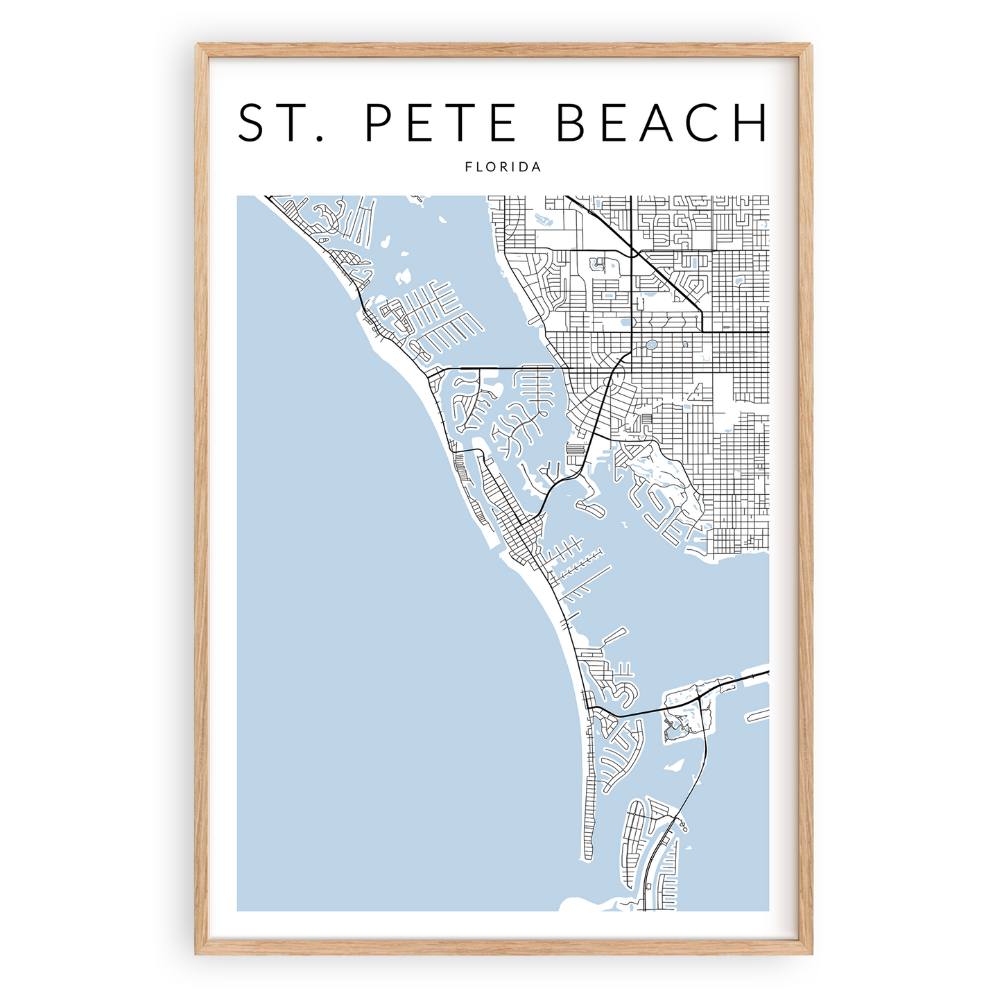 St. Pete Beach Map Print