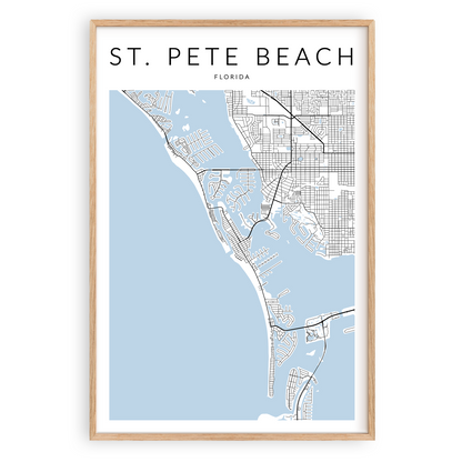 St. Pete Beach Map Print