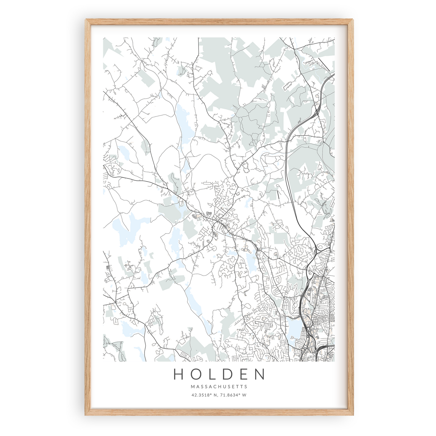 Holden Map Print