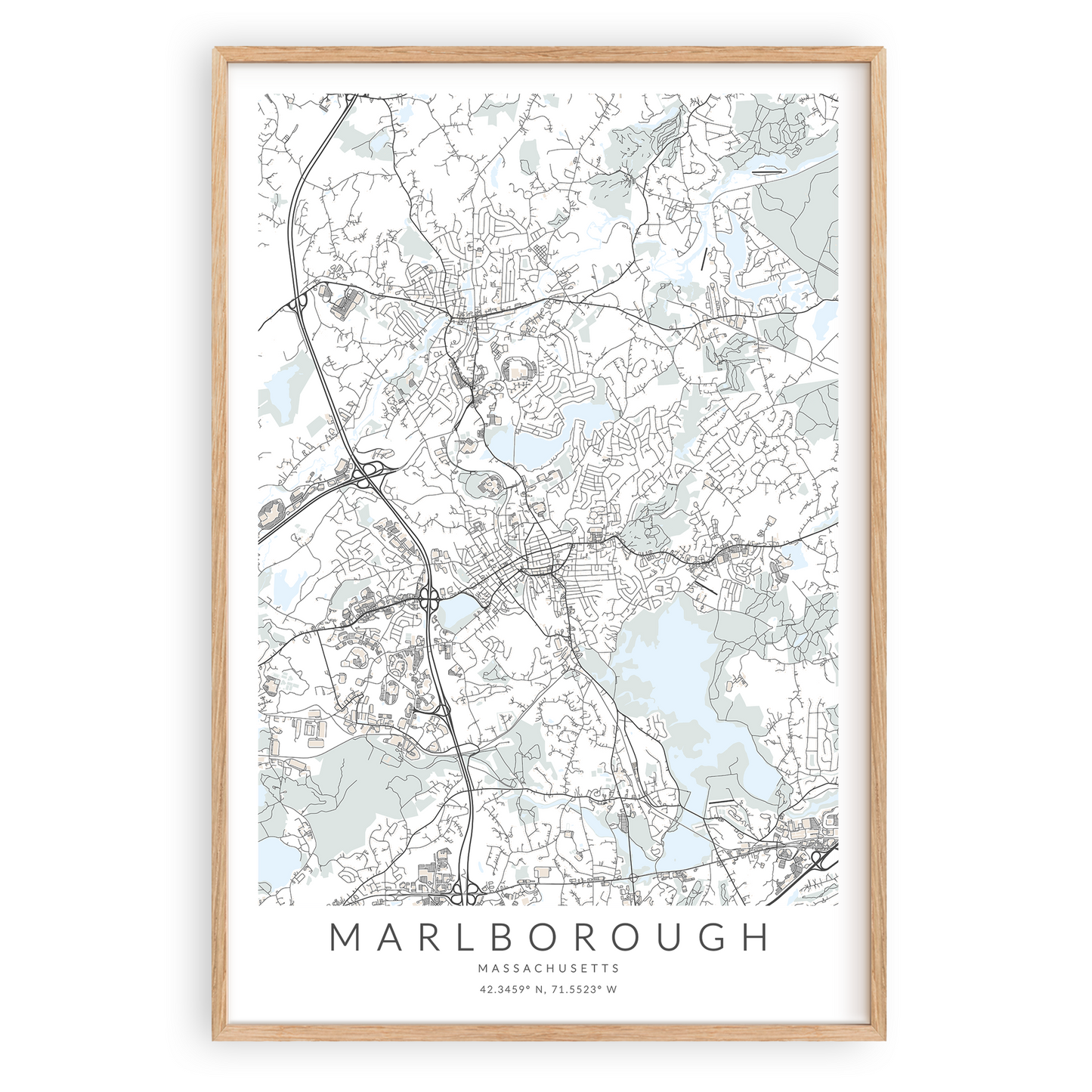 Marlborough Map Print