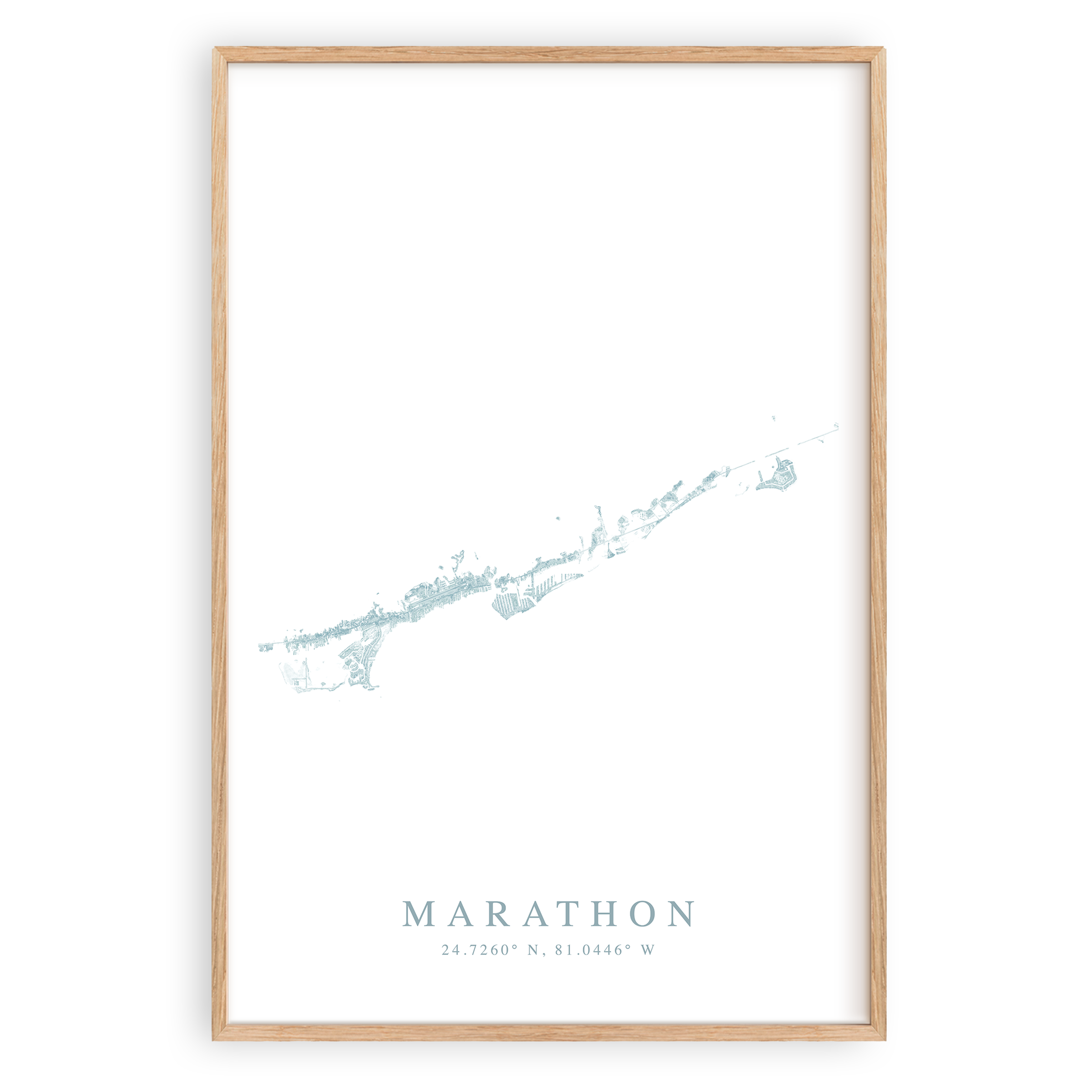 Marathon Map Print – VirtualMap