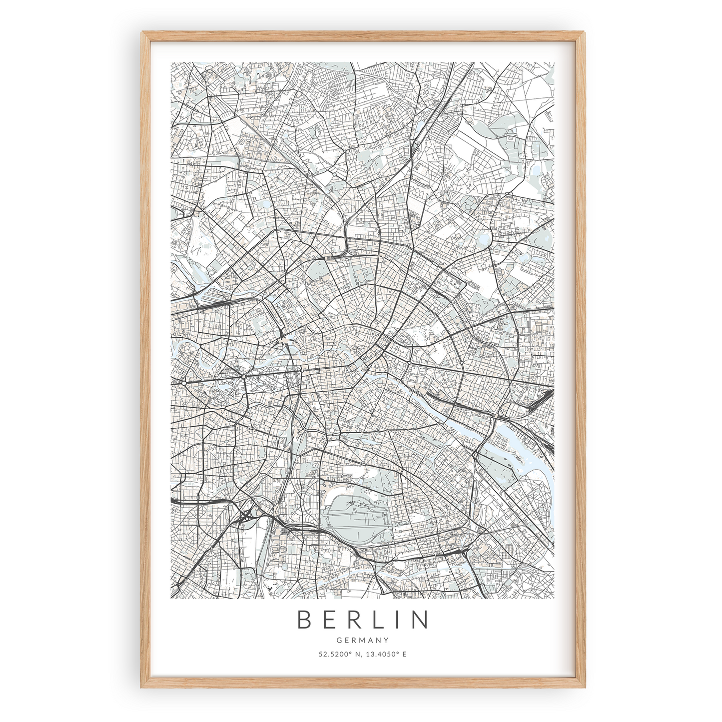 Berlin Map Print