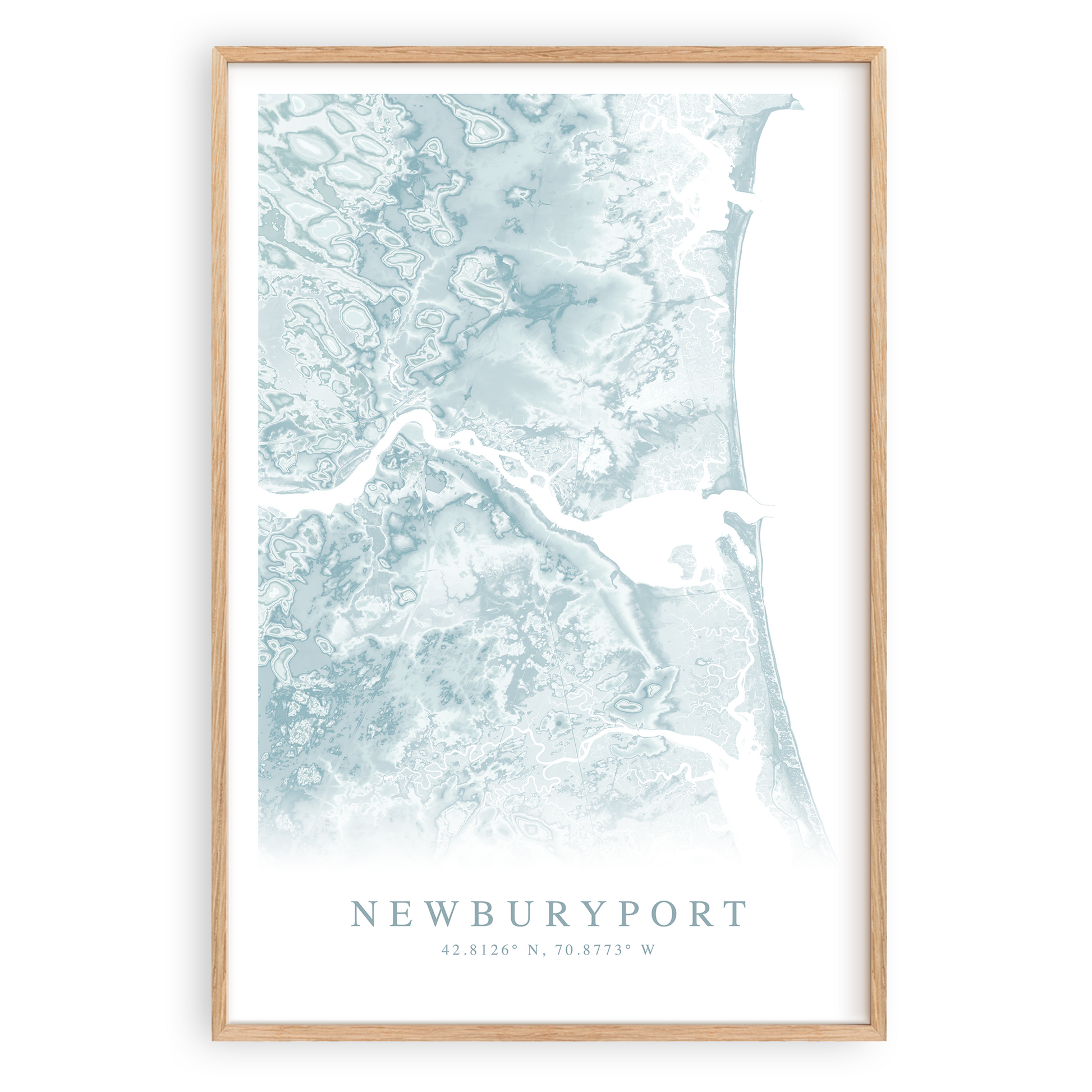 newburyport massachusetts map print