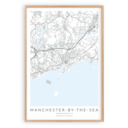 Manchester-by-the-Sea Map Print