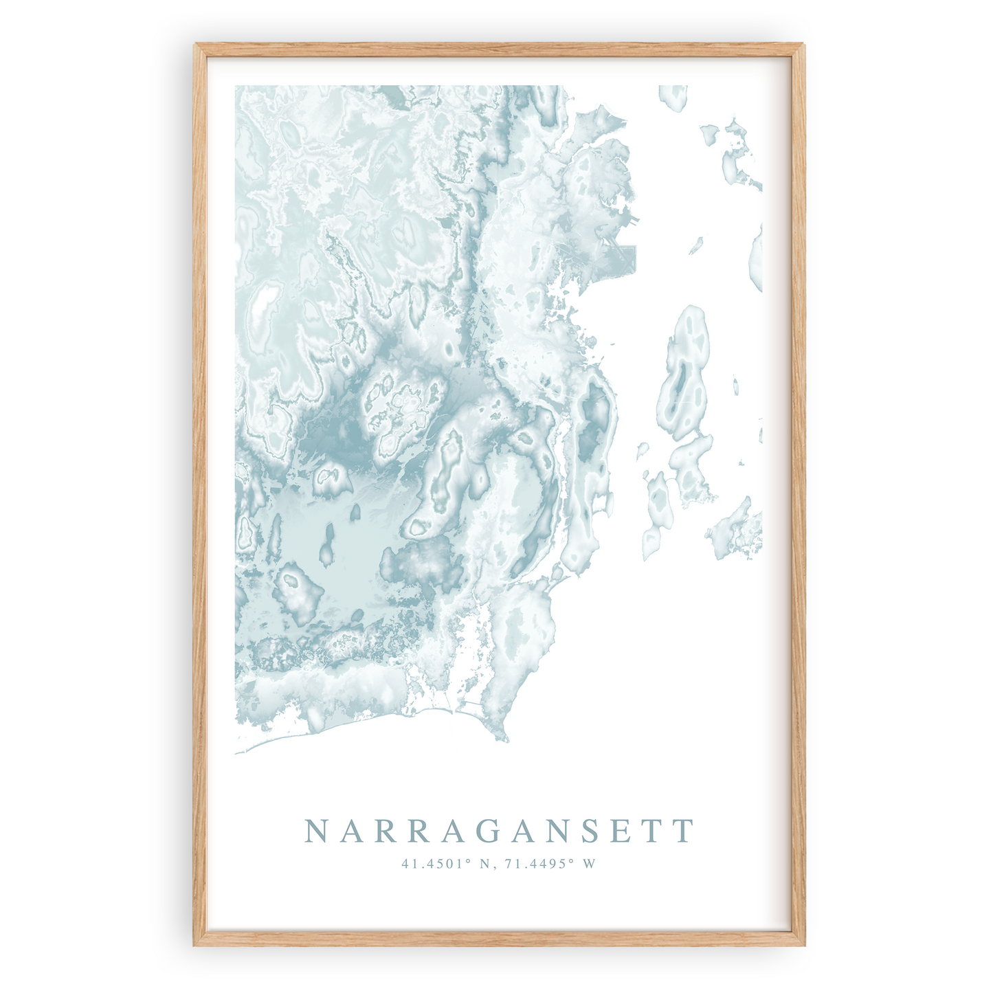 Narragansett Map Print