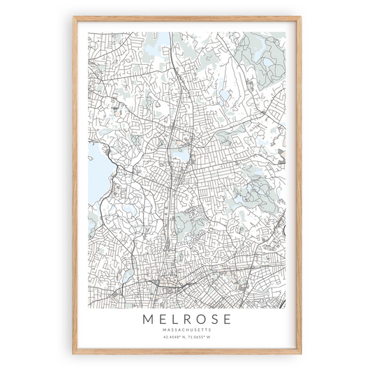 Melrose Map Print