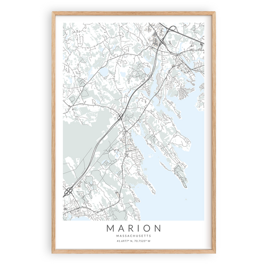 Marion Map Print