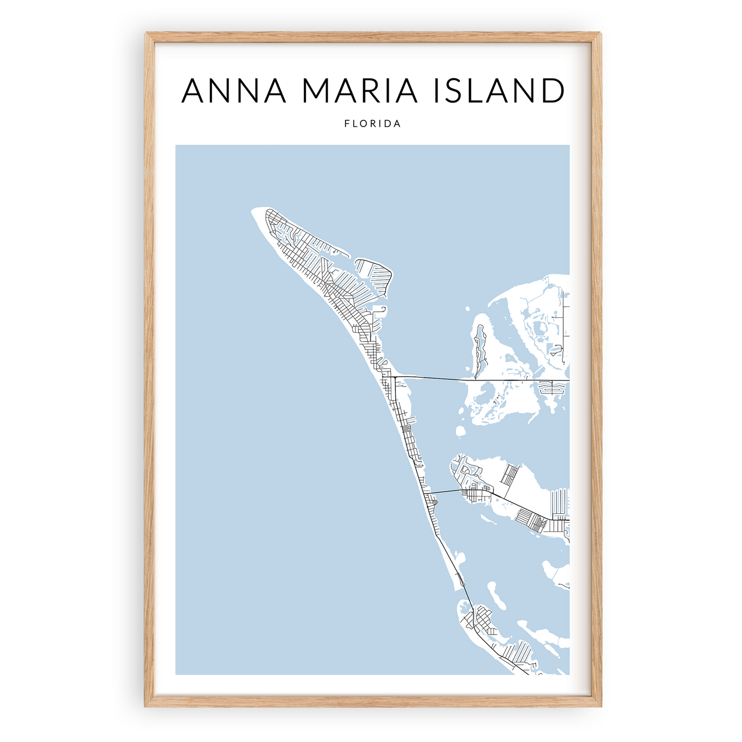 anna maria island florida in wood frame