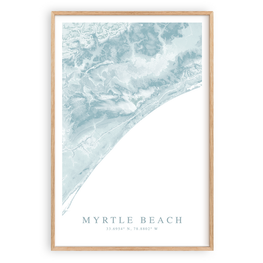 myrtle beach south carolina map