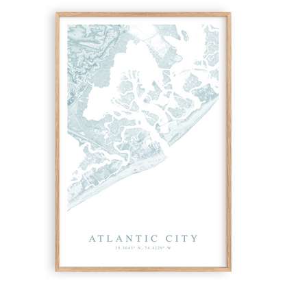 atlantic city new jersey map