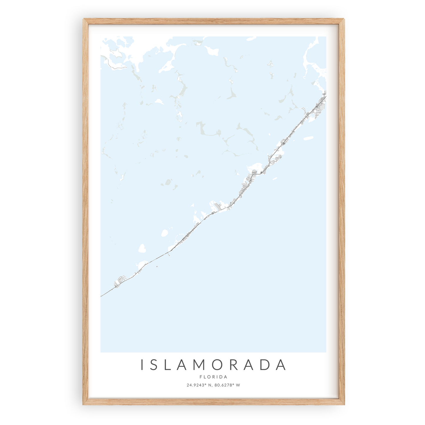 Islamorada Map Print