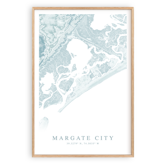 margate city new jersey map