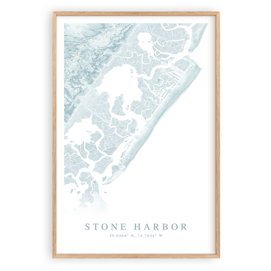 stone harbor new jersey map
