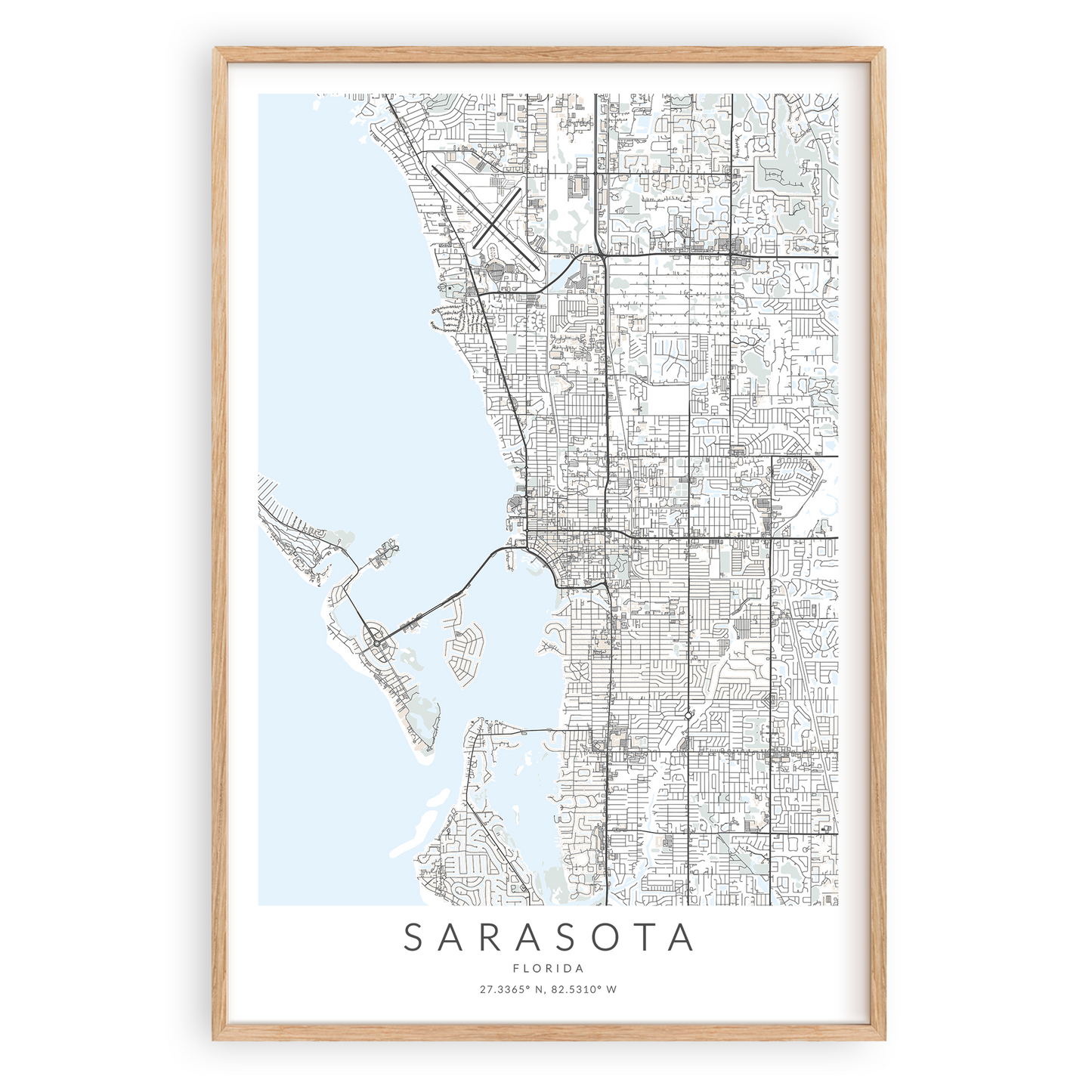 Sarasota Map Print