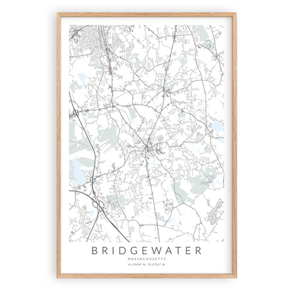 Bridgewater Map Print