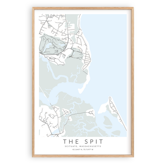 the spit scituate massachusetts map