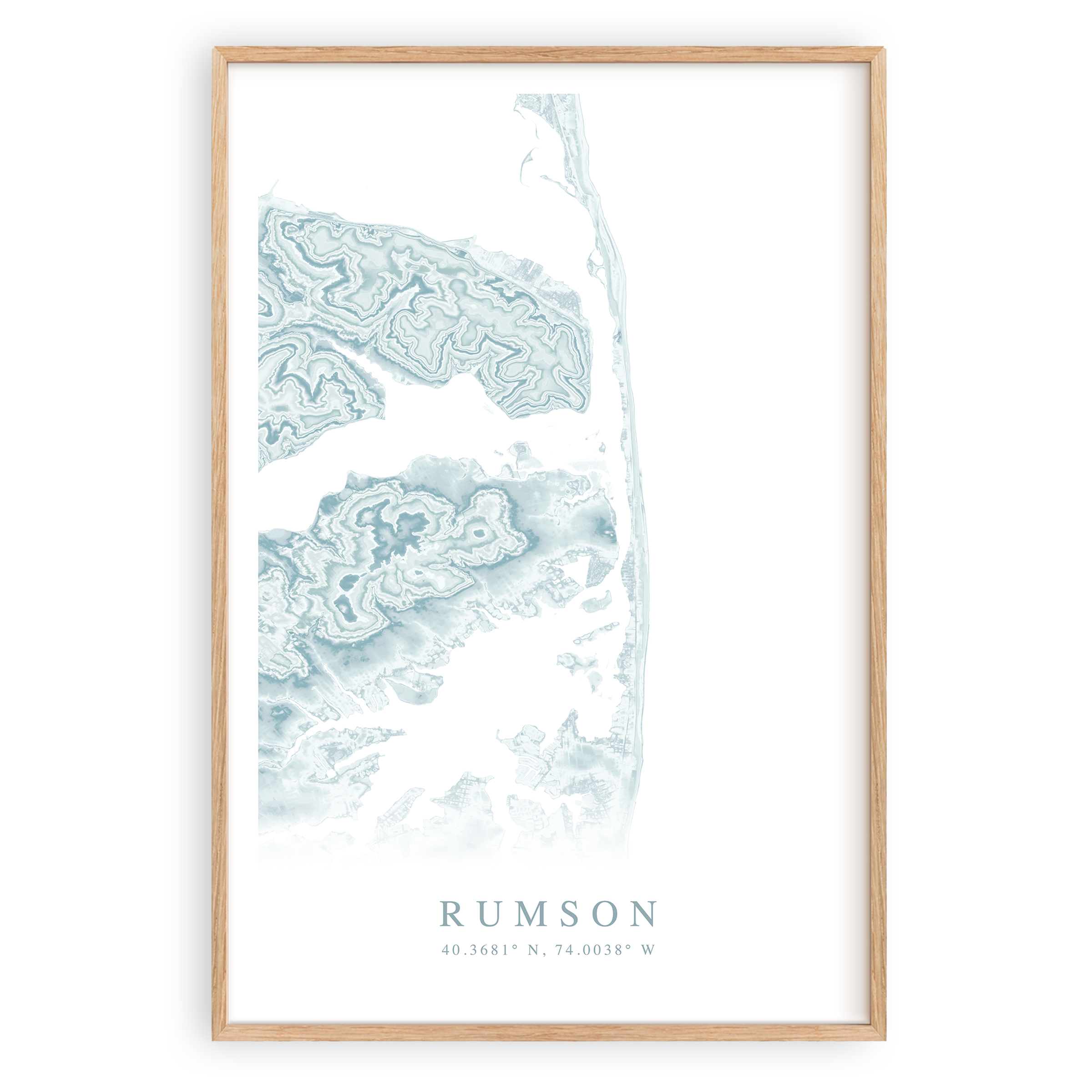 Rumson Map Rumson Map Print – VirtualMap