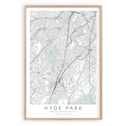 Hyde Park Map Print