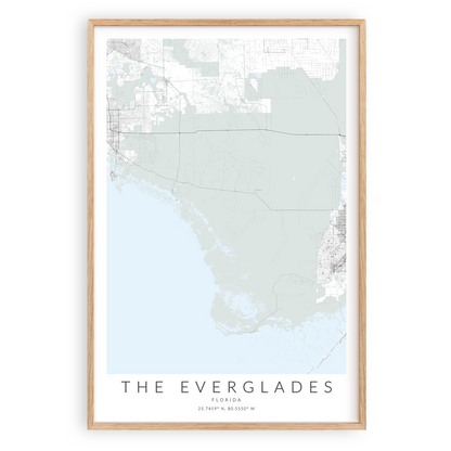Everglades Map Print