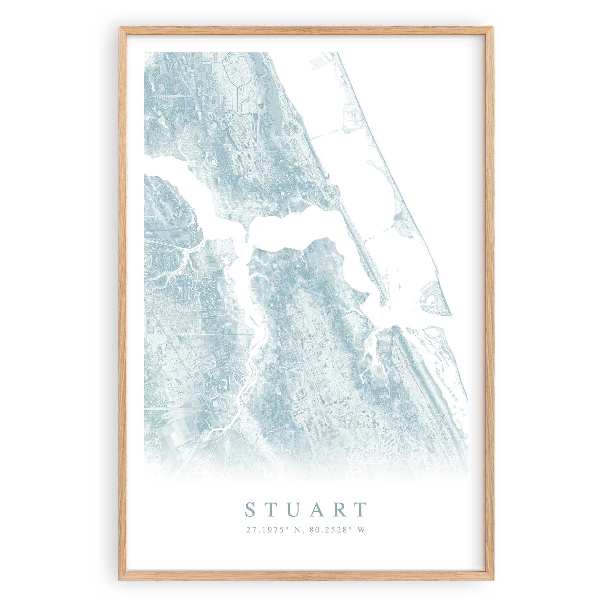 Stuart Crescent Map Stuart Map Print – VirtualMap