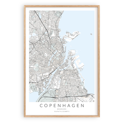 Copenhagen Map Print