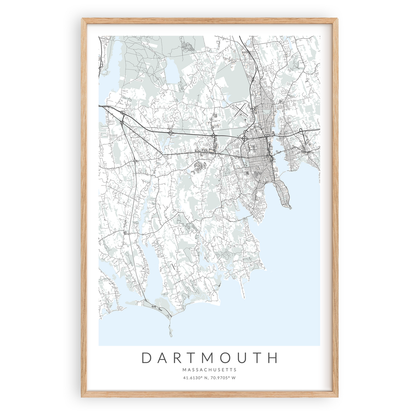 Dartmouth Map Print