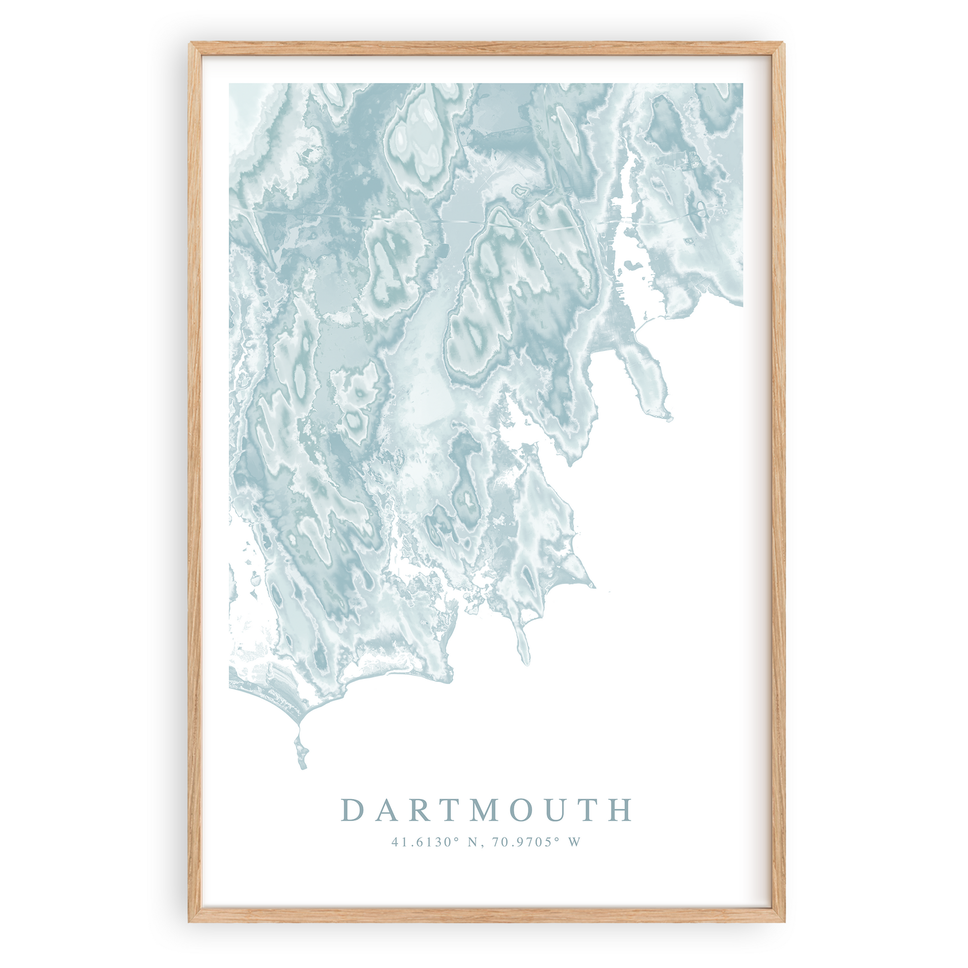 dartmouth massachusetts map print