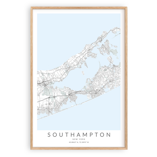southampton new york map