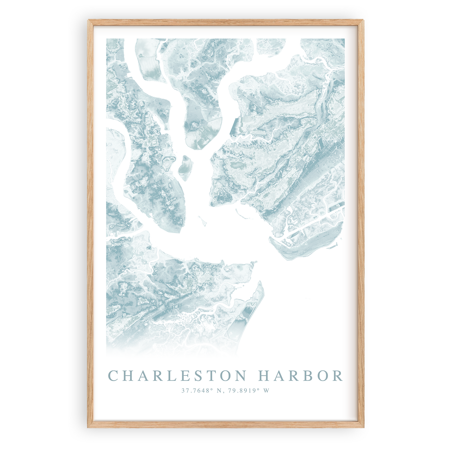 charleston harbor south carolina map