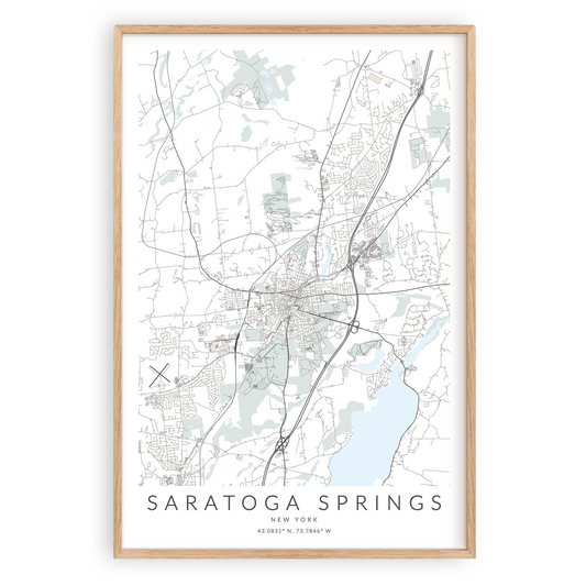 saratoga springs new york map