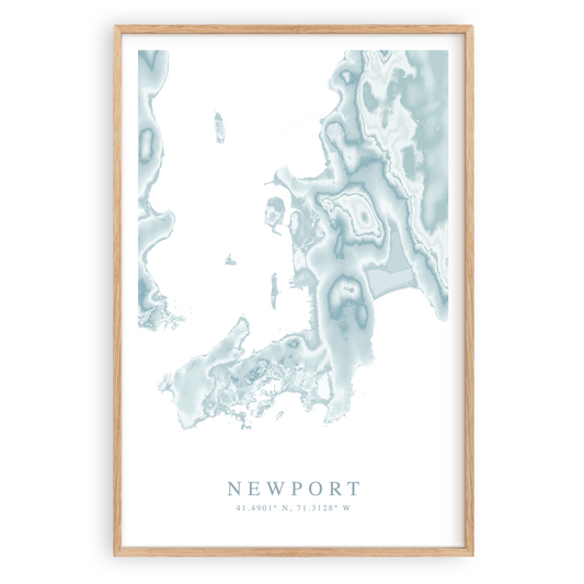 newport rhode island map