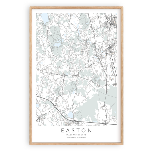 Easton Map Print