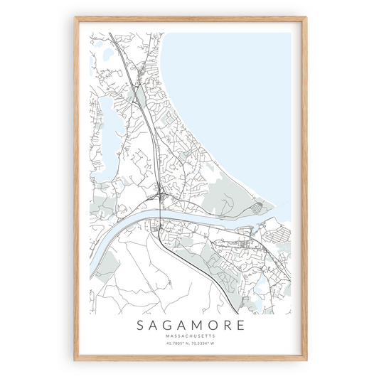 Sagamore Map Print