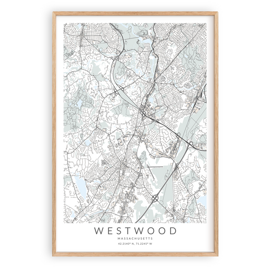 Westwood Map Print