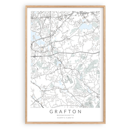 Grafton Map Print
