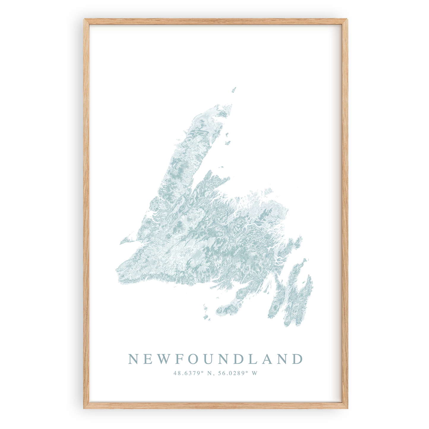 Newfoundland Map Print